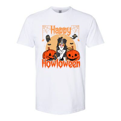 Happy Howloween Bernese Mountain Dog Lover Halloween Funny Gift Softstyle CVC T-Shirt