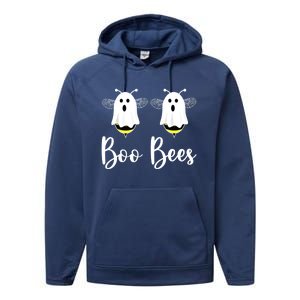 Happy Halloween Boo Bees Couples Halloween Funny Boobee Performance Fleece Hoodie