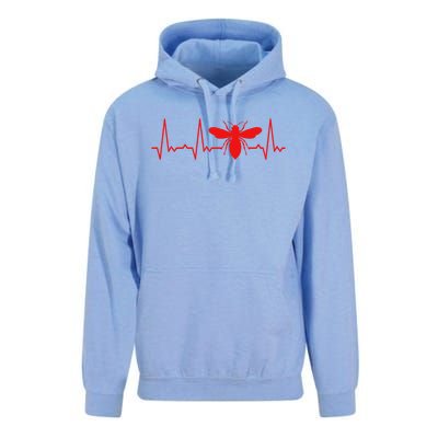 Heartbeat Honey Bee Gift Unisex Surf Hoodie