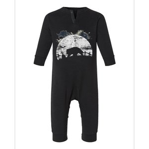 Halloween Honey Badger Gift Infant Fleece One Piece