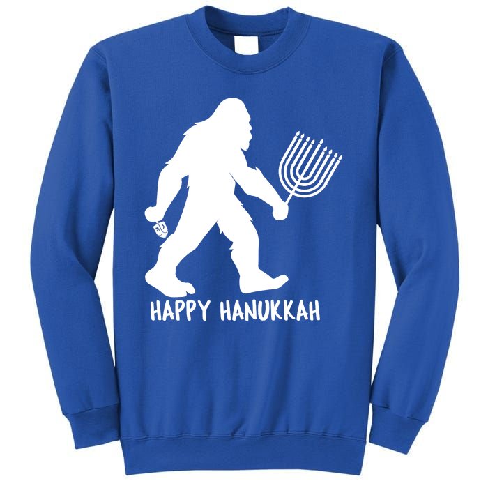 Happy Hanukkah Bigfoot Funny Gift Sweatshirt