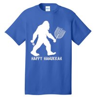 Happy Hanukkah Bigfoot Funny Gift Tall T-Shirt