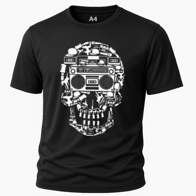 Hip Hop Boombox Hiphop Boombox Skull Bboy Breakdancing Rap Performance Shirt