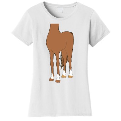 Halloween Horse Body Costume Shirts For Funny Women's T-Shirt