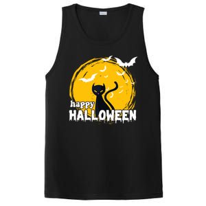 Happy Halloween Black Cat Spooky PosiCharge Competitor Tank