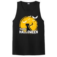 Happy Halloween Black Cat Spooky PosiCharge Competitor Tank