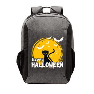 Happy Halloween Black Cat Spooky Vector Backpack