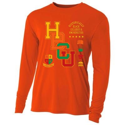 HBCU Historically Black Colleges Universities Grad Alumni Cooling Performance Long Sleeve Crew