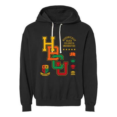 HBCU Historically Black Colleges Universities Grad Alumni Garment-Dyed Fleece Hoodie