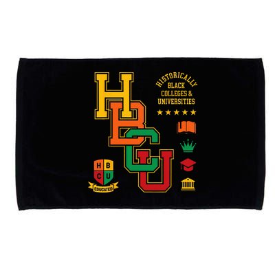 HBCU Historically Black Colleges Universities Grad Alumni Microfiber Hand Towel