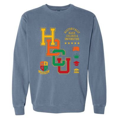 HBCU Historically Black Colleges Universities Grad Alumni Garment-Dyed Sweatshirt