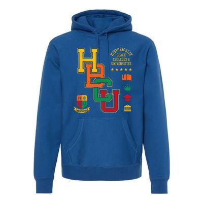 HBCU Historically Black Colleges Universities Grad Alumni Premium Hoodie