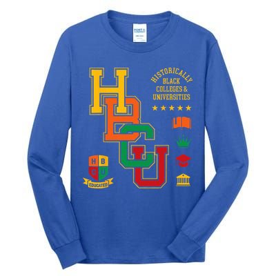 HBCU Historically Black Colleges Universities Grad Alumni Tall Long Sleeve T-Shirt