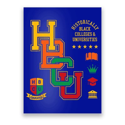 HBCU Historically Black Colleges Universities Grad Alumni Poster