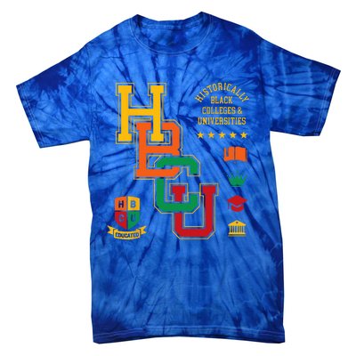 HBCU Historically Black Colleges Universities Grad Alumni Tie-Dye T-Shirt