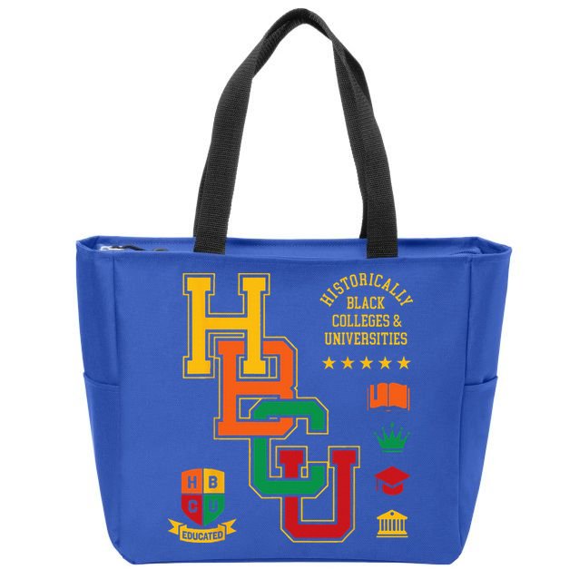 HBCU Historically Black Colleges Universities Grad Alumni Zip Tote Bag