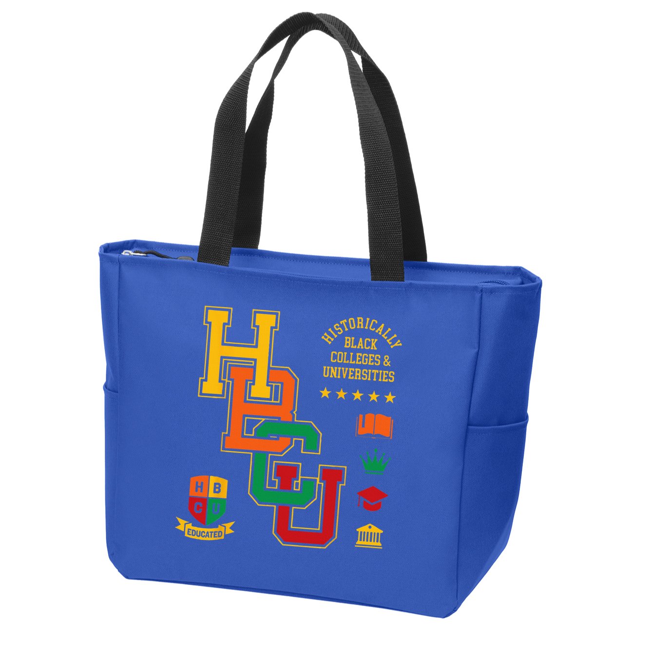 HBCU Historically Black Colleges Universities Grad Alumni Zip Tote Bag