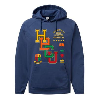 HBCU Historically Black Colleges Universities Grad Alumni Performance Fleece Hoodie