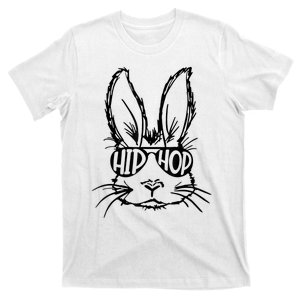 Hip Hop Bunny Face With Sunglasses for Boy  Kid Easter T-Shirt