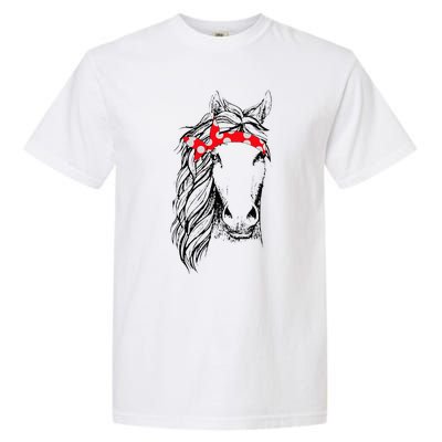 Horse Horse Bandana Riding Horse Lover Animal Lover Garment-Dyed Heavyweight T-Shirt