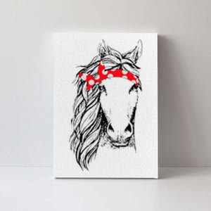 Horse Horse Bandana Riding Horse Lover Animal Lover Canvas