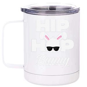 Hip Hop Bunny Funny Easter Gift 12 oz Stainless Steel Tumbler Cup