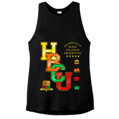 Hbcu Historically Black Colleges Universities Ladies PosiCharge Tri-Blend Wicking Tank