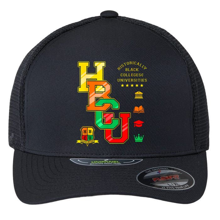 Hbcu Historically Black Colleges Universities Flexfit Unipanel Trucker Cap