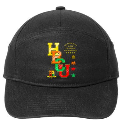 Hbcu Historically Black Colleges Universities 7-Panel Snapback Hat