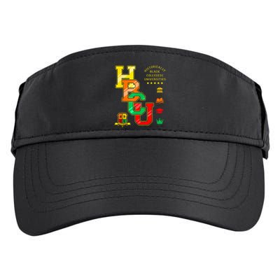 Hbcu Historically Black Colleges Universities Adult Drive Performance Visor