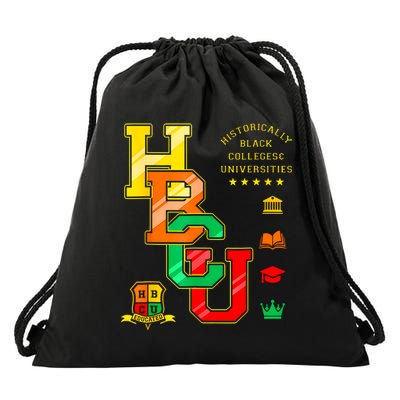 Hbcu Historically Black Colleges Universities Drawstring Bag