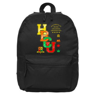 Hbcu Historically Black Colleges Universities 16 in Basic Backpack
