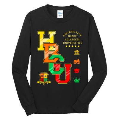 Hbcu Historically Black Colleges Universities Tall Long Sleeve T-Shirt