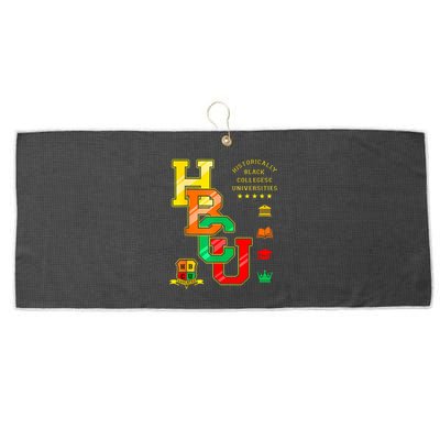Hbcu Historically Black Colleges Universities Large Microfiber Waffle Golf Towel