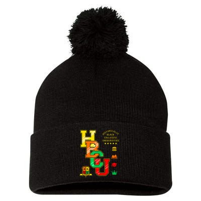 Hbcu Historically Black Colleges Universities Pom Pom 12in Knit Beanie