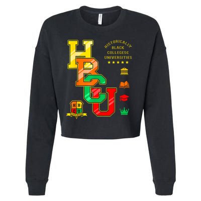 Hbcu Historically Black Colleges Universities Cropped Pullover Crew