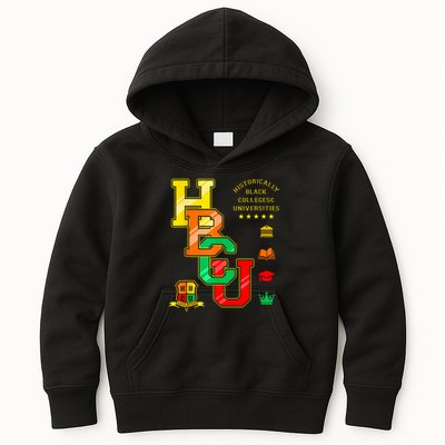 Hbcu Historically Black Colleges Universities Kids Hoodie