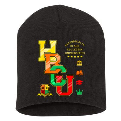 Hbcu Historically Black Colleges Universities Short Acrylic Beanie