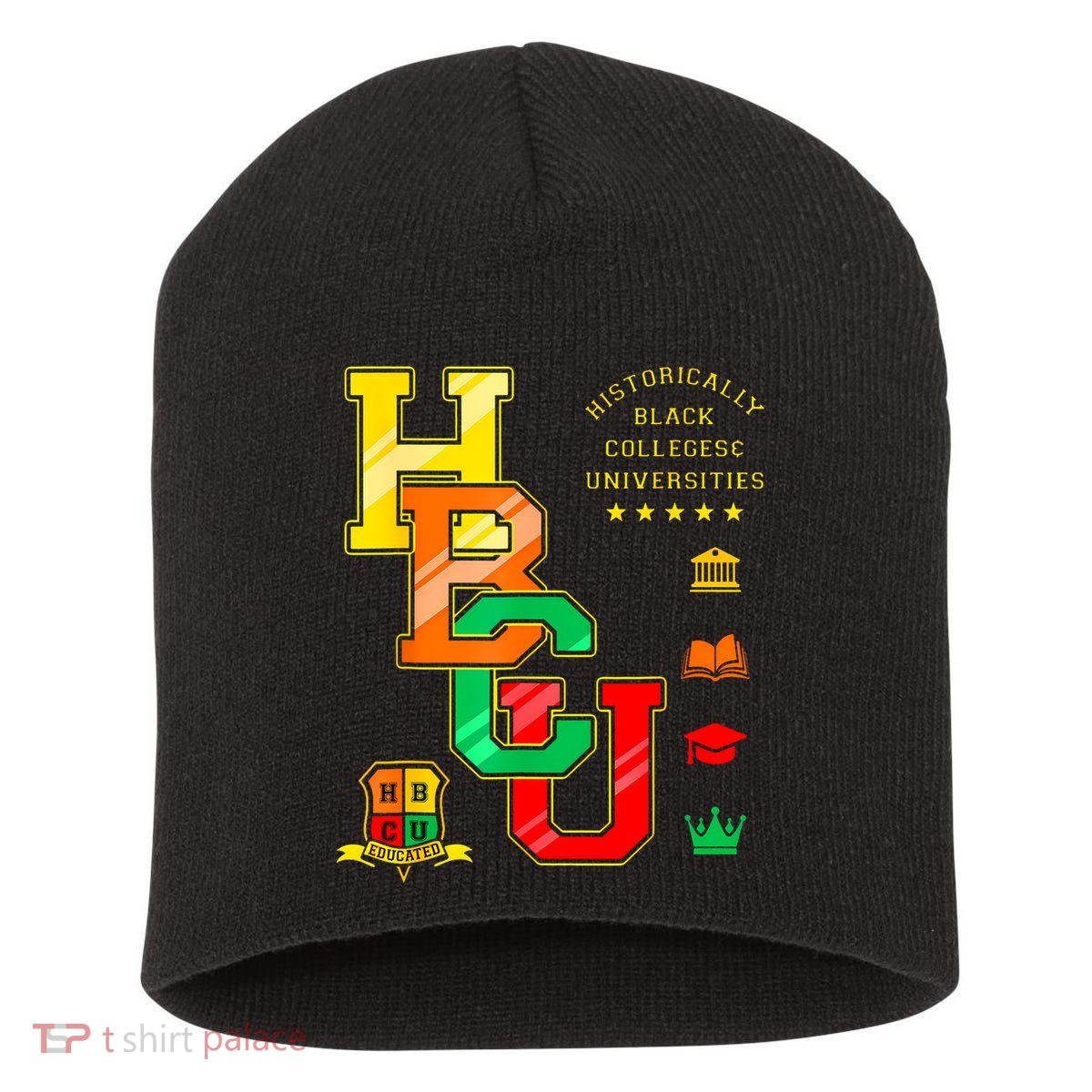 Hbcu Historically Black Colleges Universities Short Acrylic Beanie