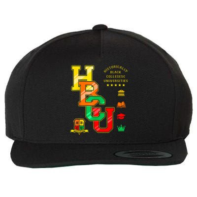 Hbcu Historically Black Colleges Universities Wool Snapback Cap