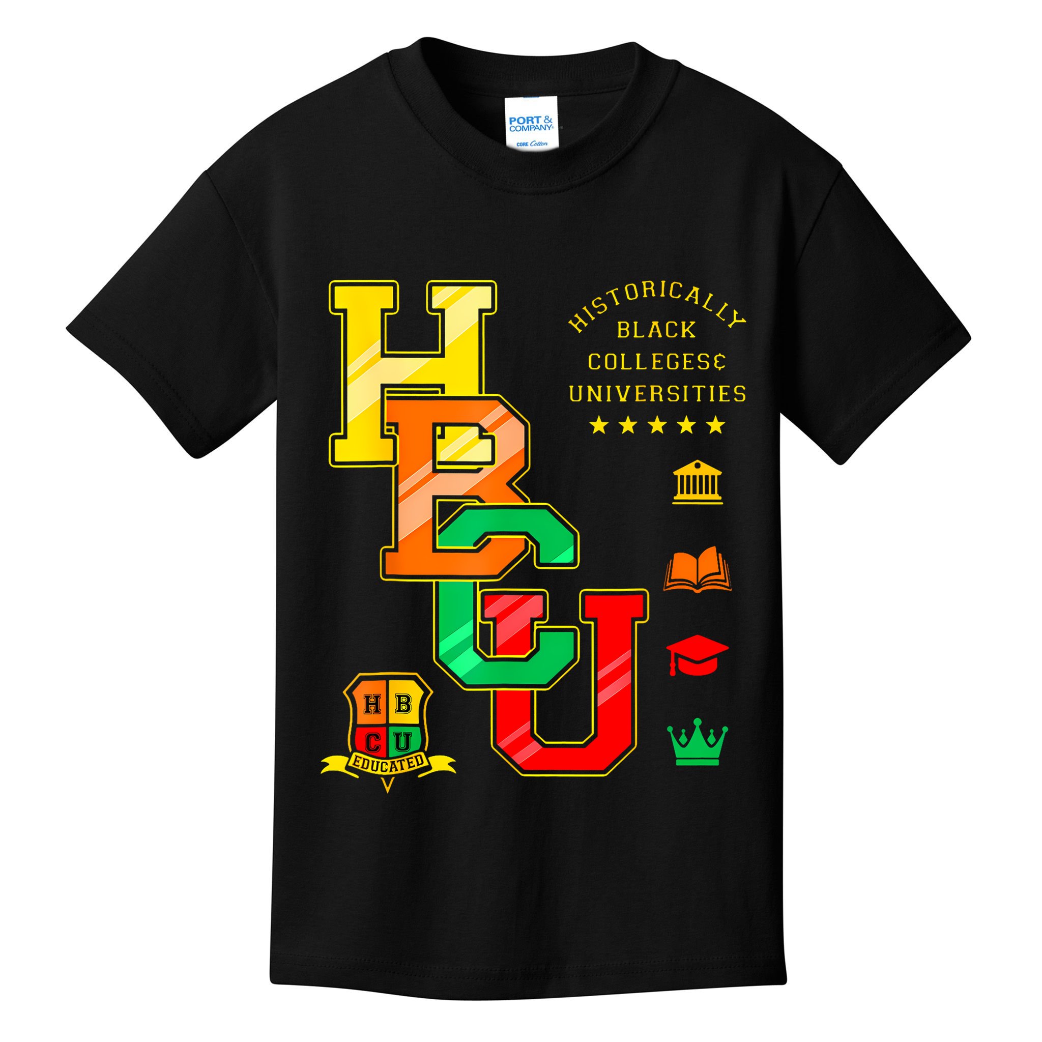 Hbcu Historically Black Colleges Universities Kids T-Shirt