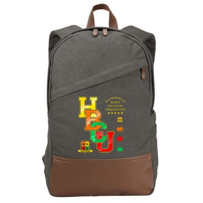 Hbcu Historically Black Colleges Universities Cotton Canvas Backpack