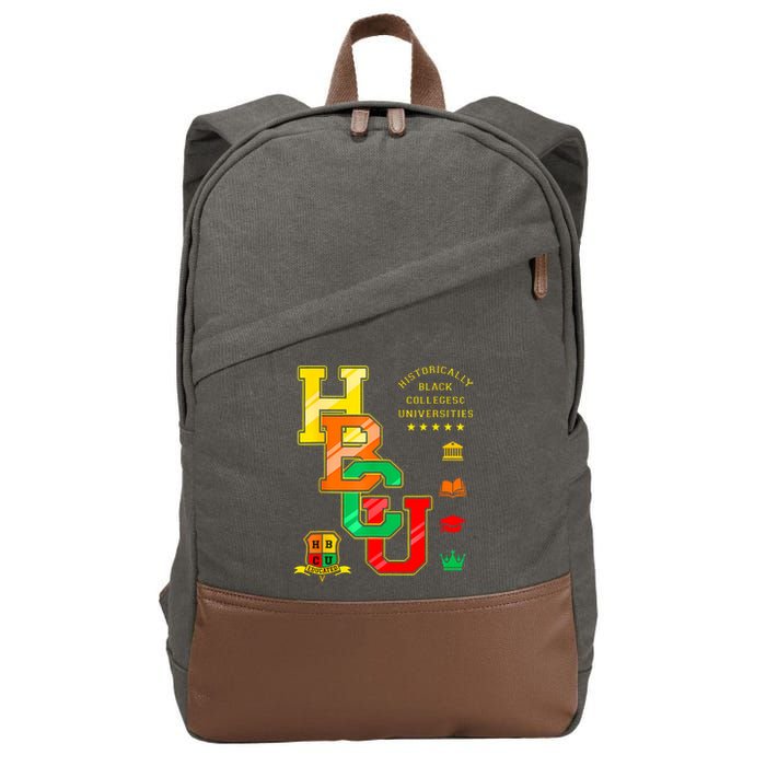 Hbcu Historically Black Colleges Universities Cotton Canvas Backpack