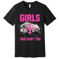 Hog Hunting Boar Pig Hunter Huntsman Premium T-Shirt