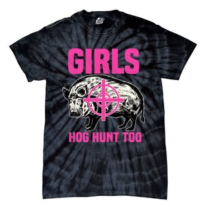 Hog Hunting Boar Pig Hunter Huntsman Tie-Dye T-Shirt