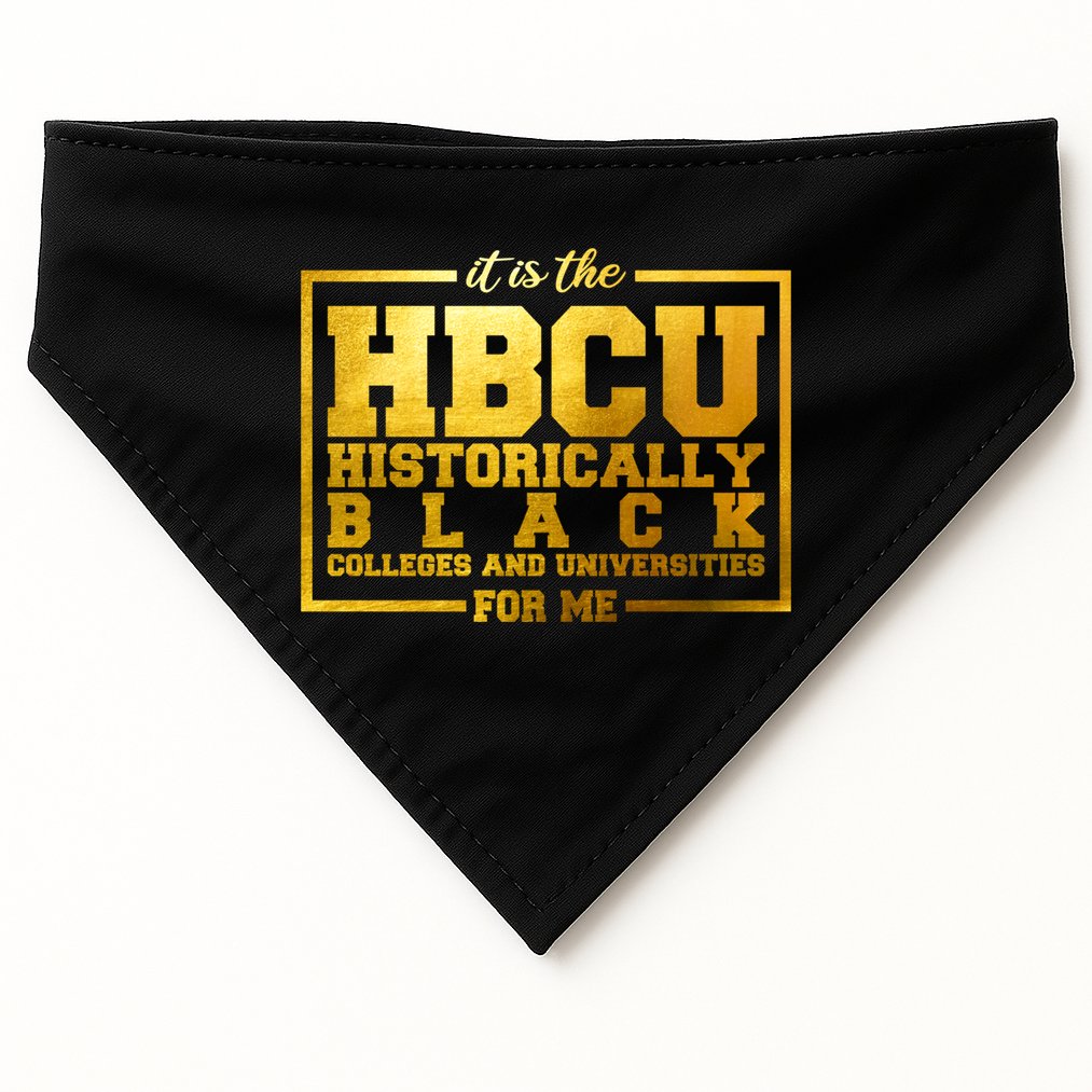 Hbcu Historically Black Colleges Universities Black History Gift USA-Made Doggie Bandana