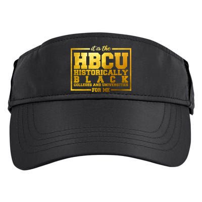 Hbcu Historically Black Colleges Universities Black History Gift Adult Drive Performance Visor