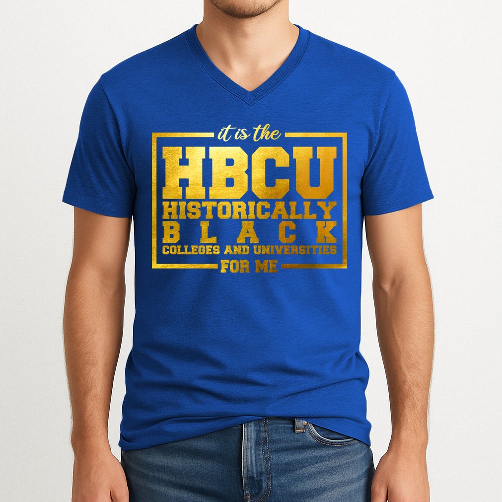 Hbcu Historically Black Colleges Universities Black History Gift V-Neck T-Shirt