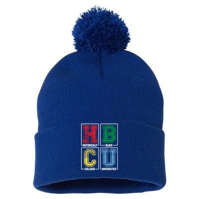 Hbcu Historically Black Colleges Universities Black Pride Gift Pom Pom 12in Knit Beanie