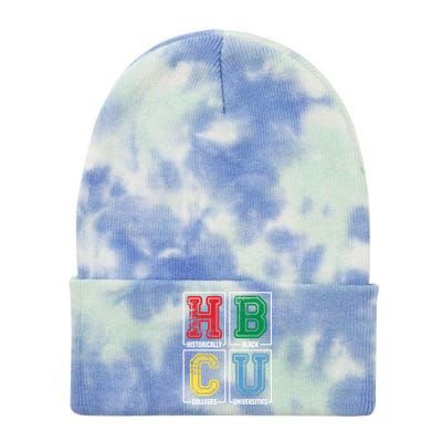 Hbcu Historically Black Colleges Universities Black Pride Gift Tie Dye 12in Knit Beanie